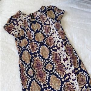 Animal printed dress